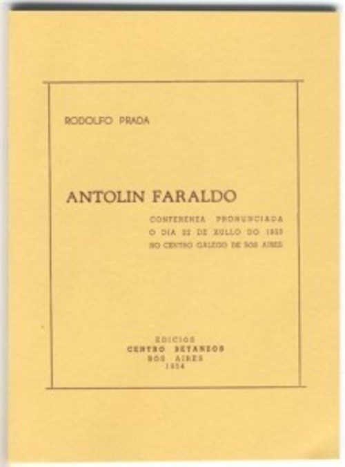 Antolín Faraldo (Edición facsímile). Prada, Rodolfo. ISBN: 978-92-0-054286-2