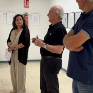 Inauguración da exposición de caricaturas de Antonio Palla